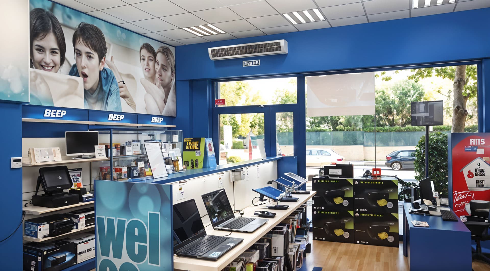 Atención al cliente en la tienda de informática de A Estrada
